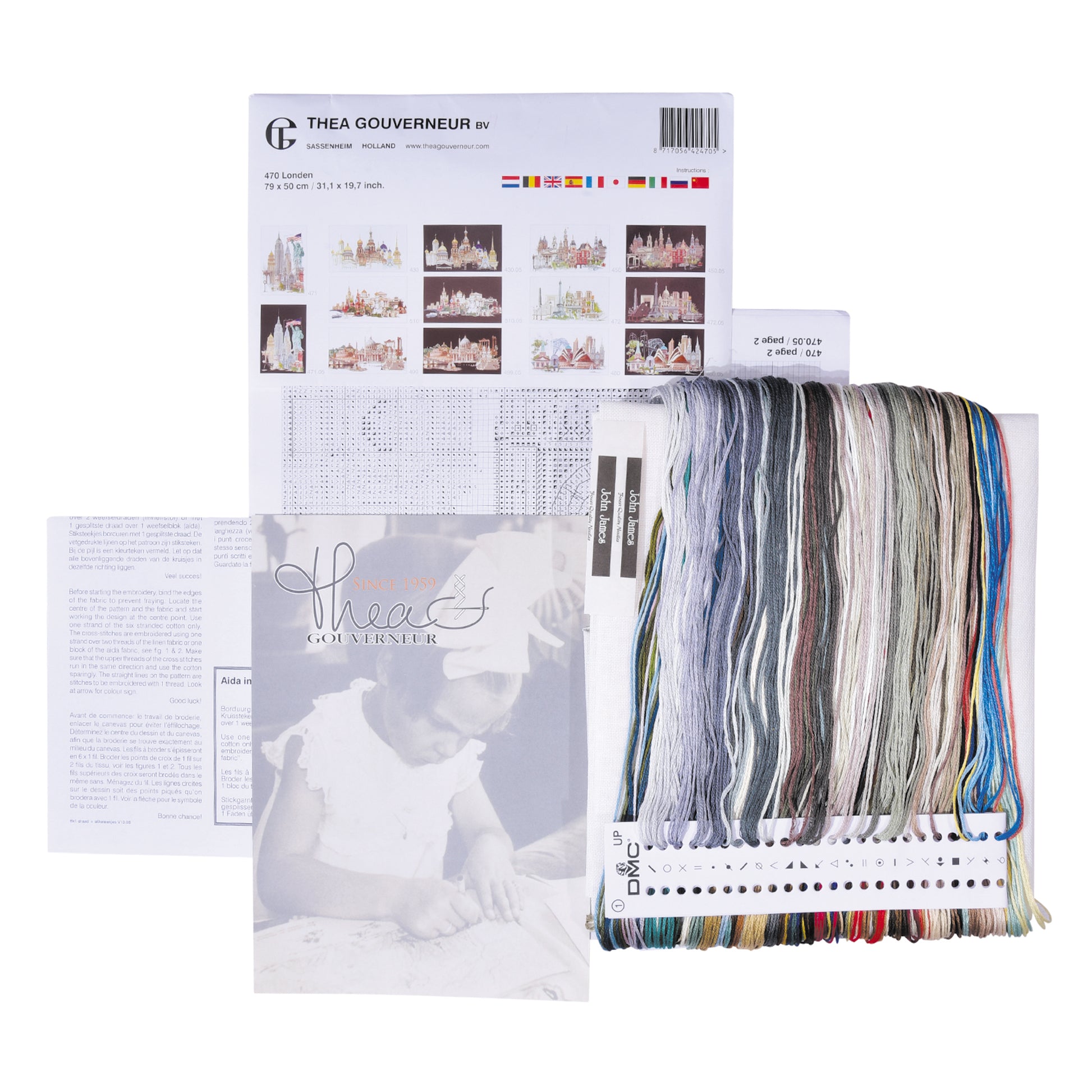 London - Linen - 36 - 470-Thea Gouverneur Since 1959