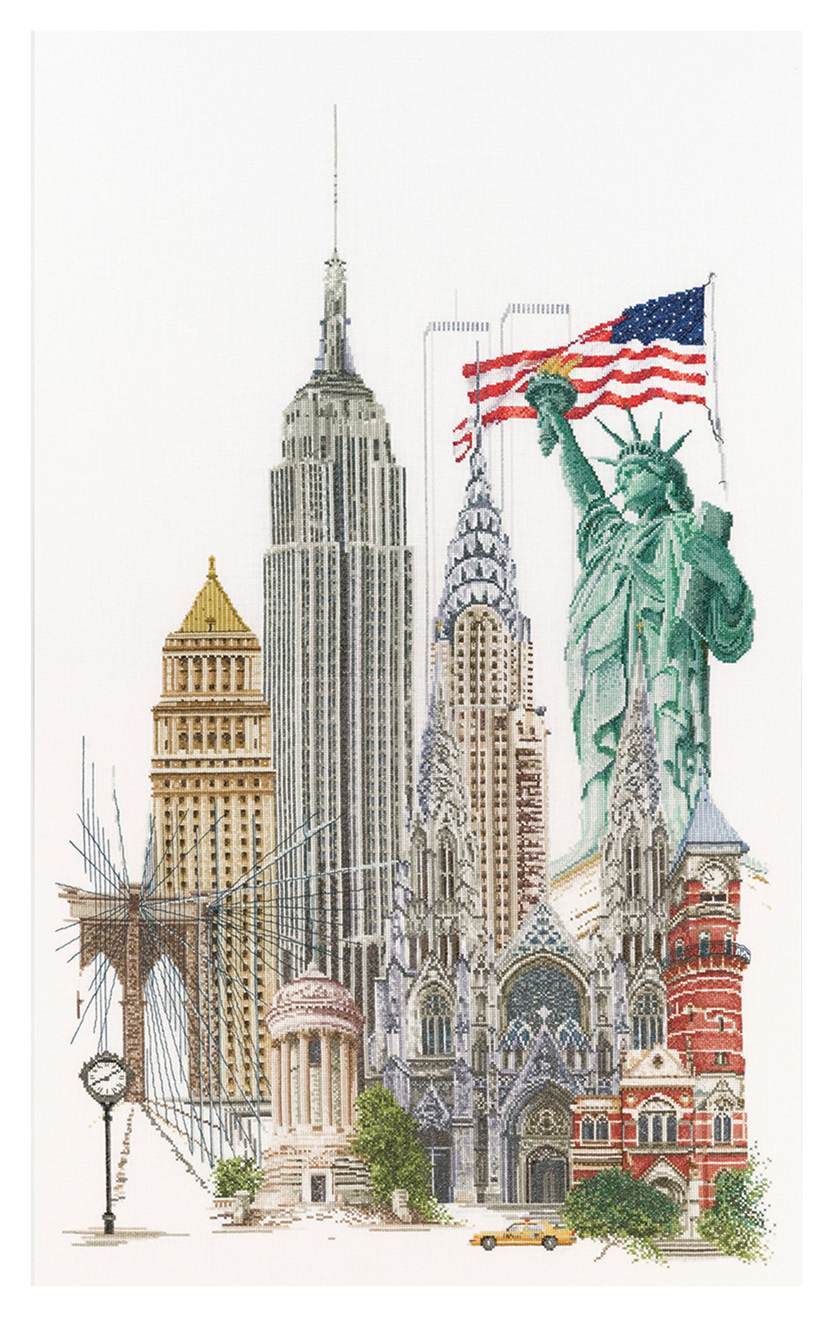 Counted Cross Stitch Kit - New York Linen 36 Count