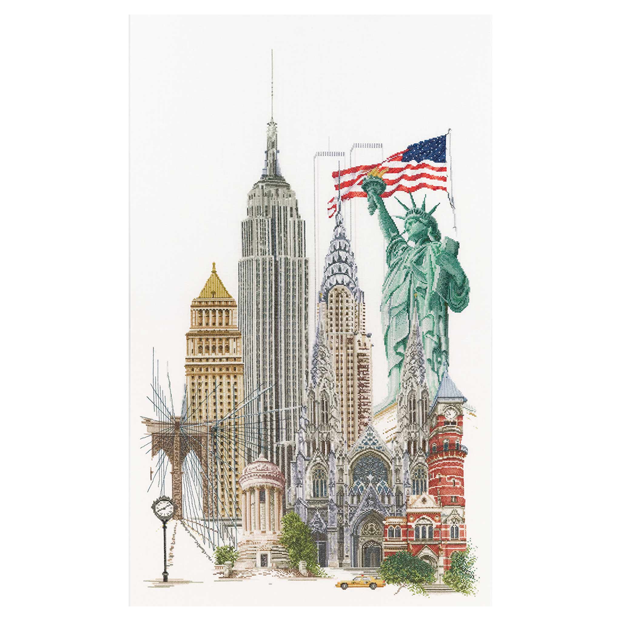 Counted Cross Stitch Kit - New York Linen 36 Count