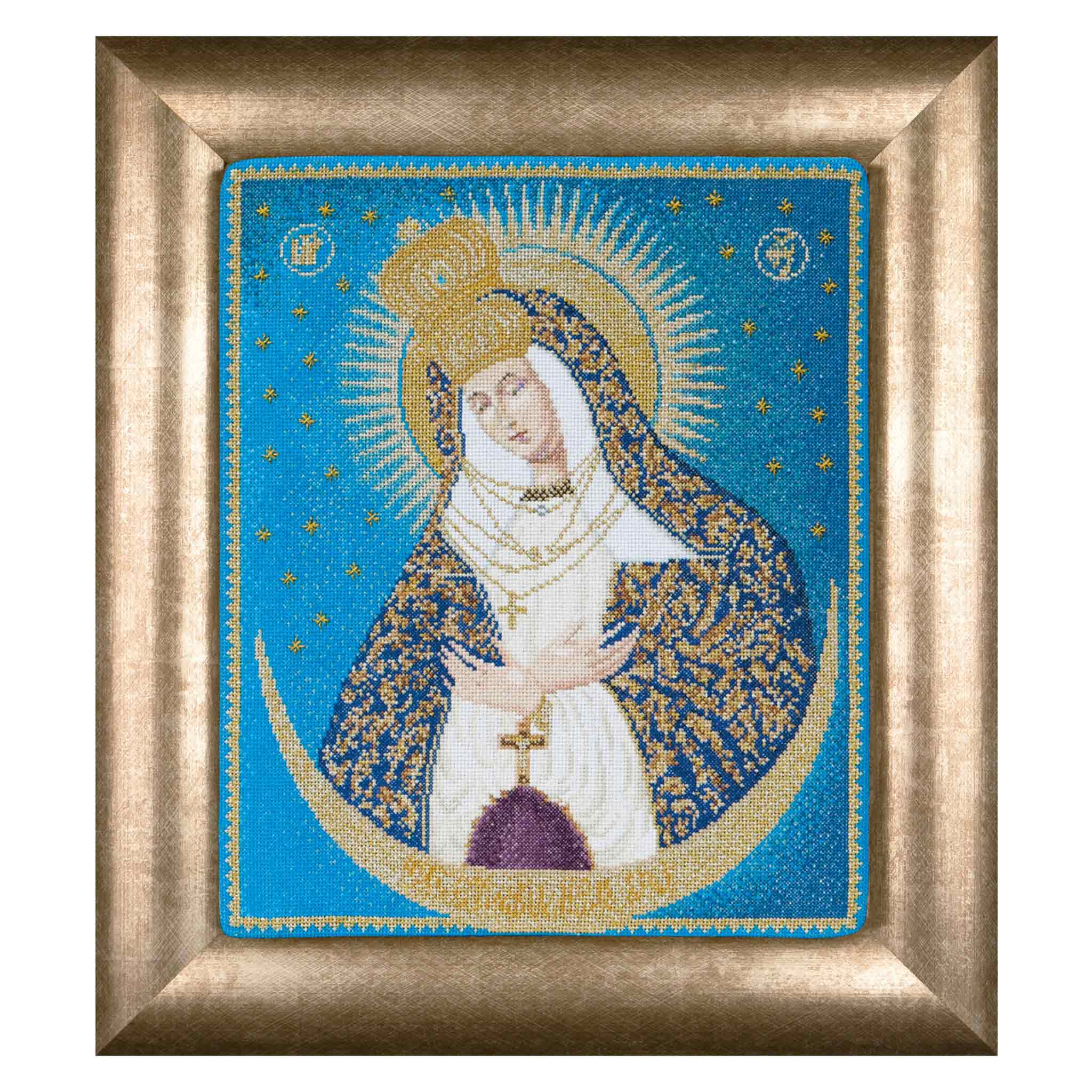 Counted Cross Stitch Kit Our Lady of the Gate of Dawn - Aida 18 Count