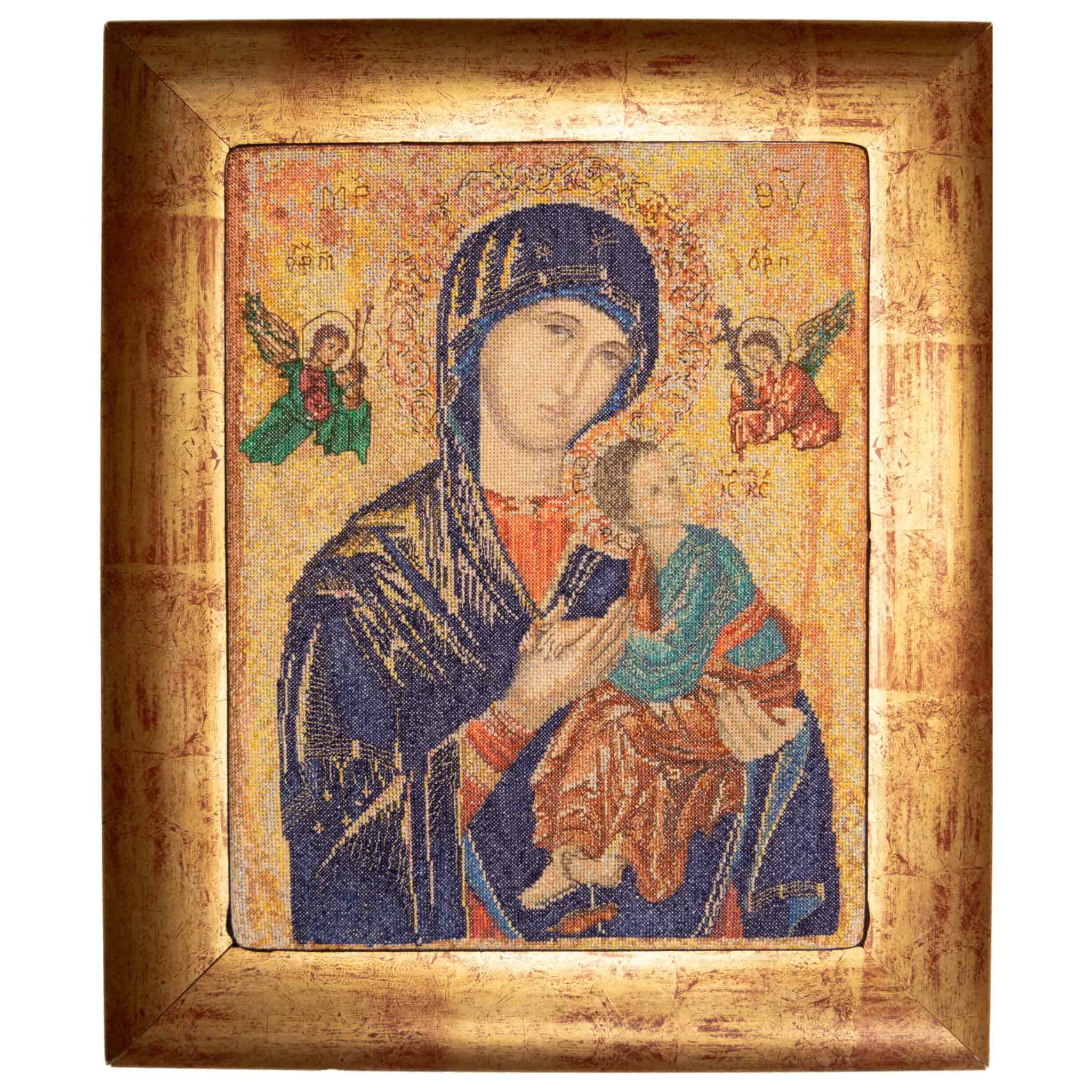 Counted Cross Stitch Kit Our Lady of Perpetual Help - Aida 18 Count