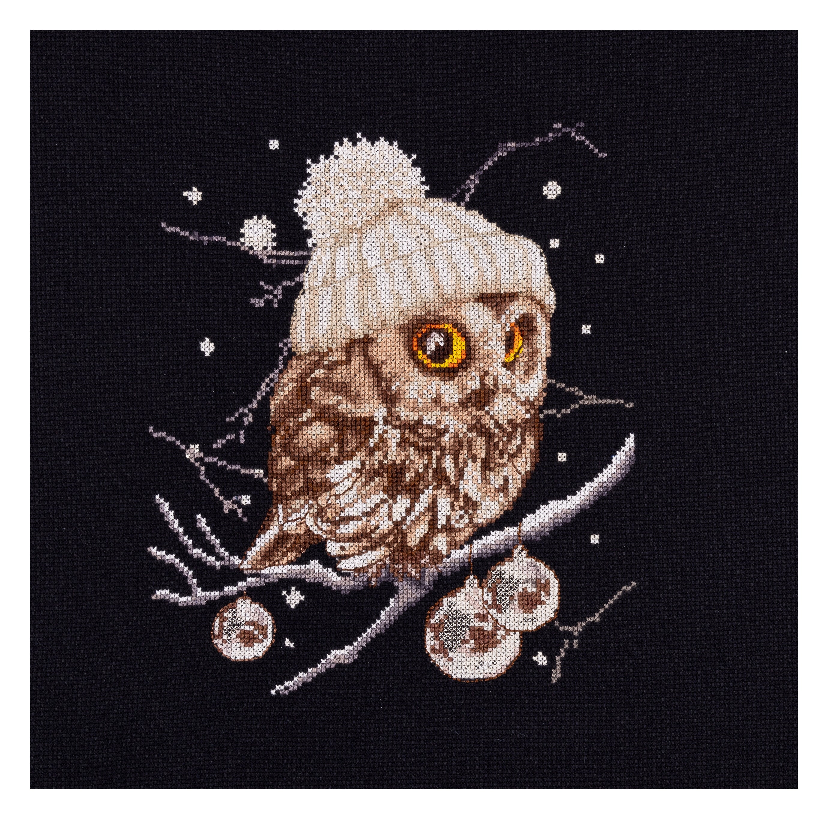 Counted Cross Stitch Kit - Whoo Whoo It's Winter