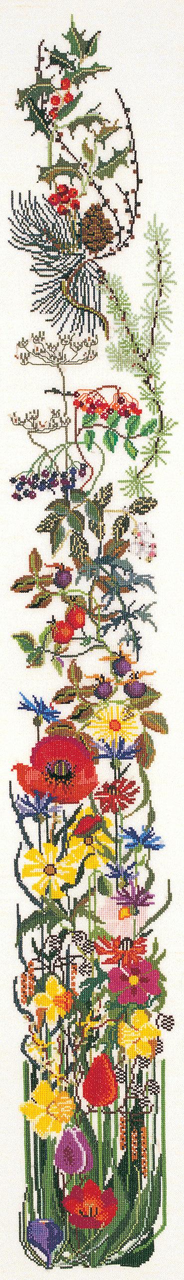Seasons Bell Pull - Aida - 16 count - 848A