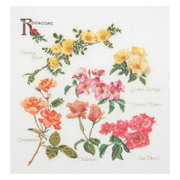 garden flowers cross stitch kit thea gouverneur