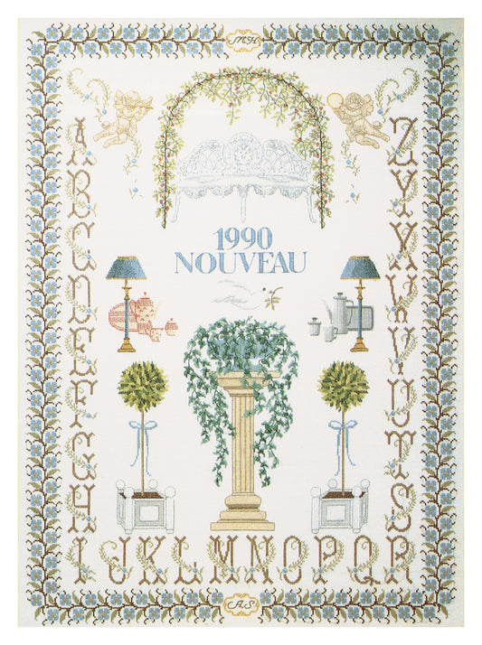 Sampler - Linnen - 32 count - 1090