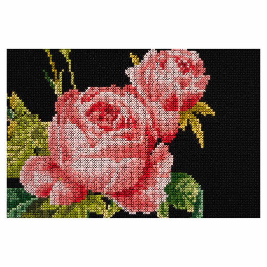 Rose Redouté - Aida Black - 18 - 2030.05