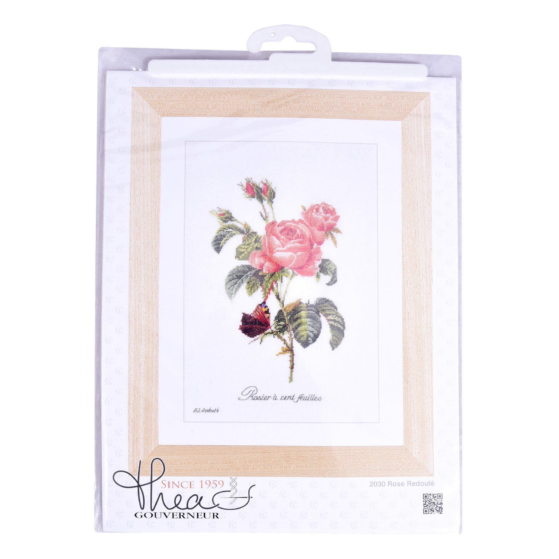 Rose Redouté - Linen - 36 - 2030-Thea Gouverneur Since 1959