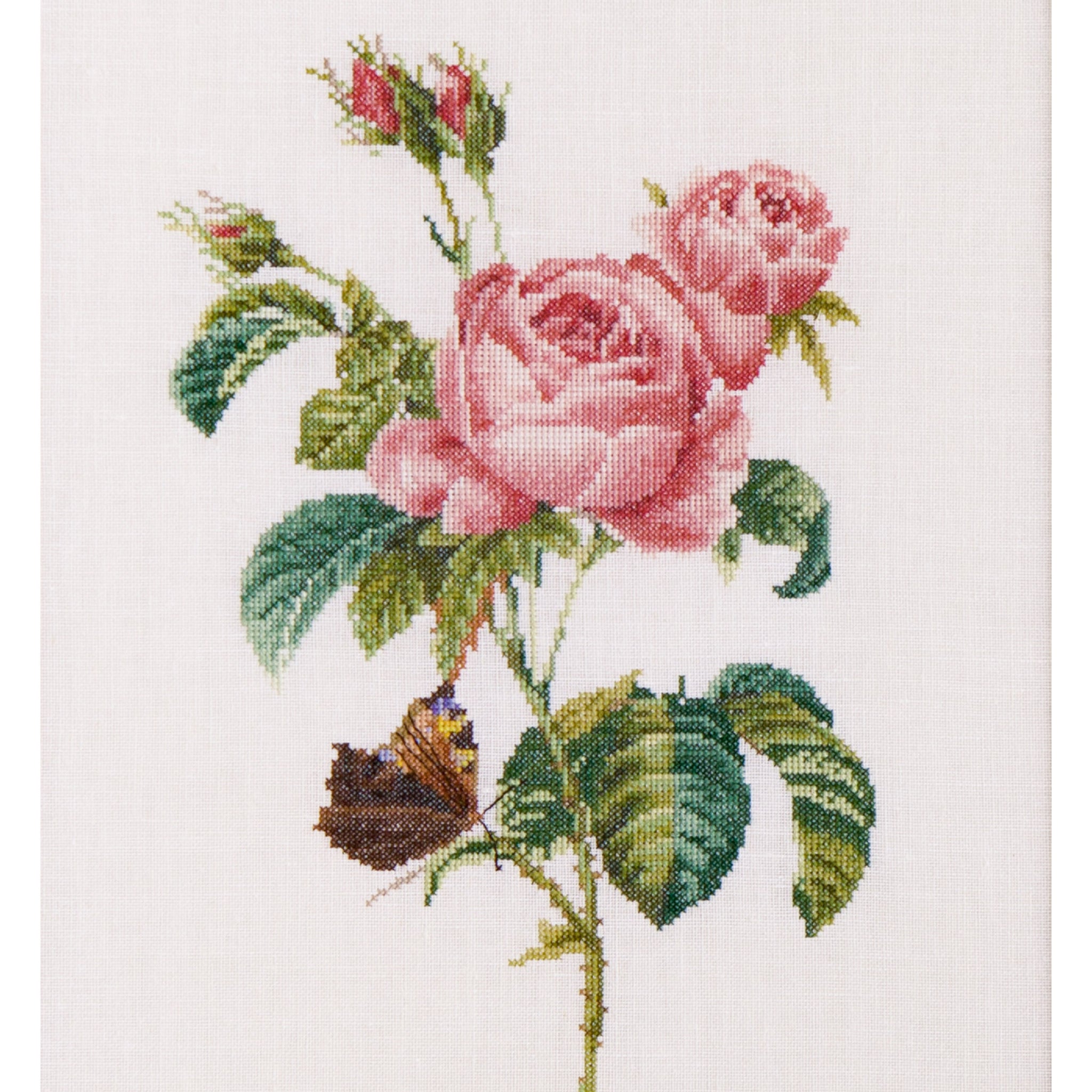 Rose Redouté - Linnen - 36 stuks - 2030