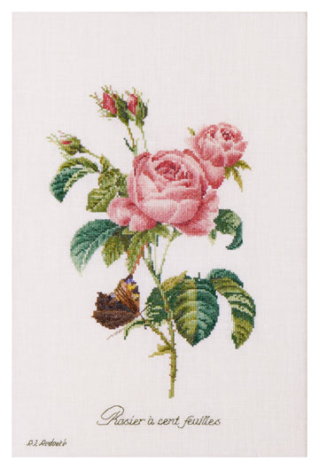 Rose Redouté - Linnen - 36 stuks - 2030