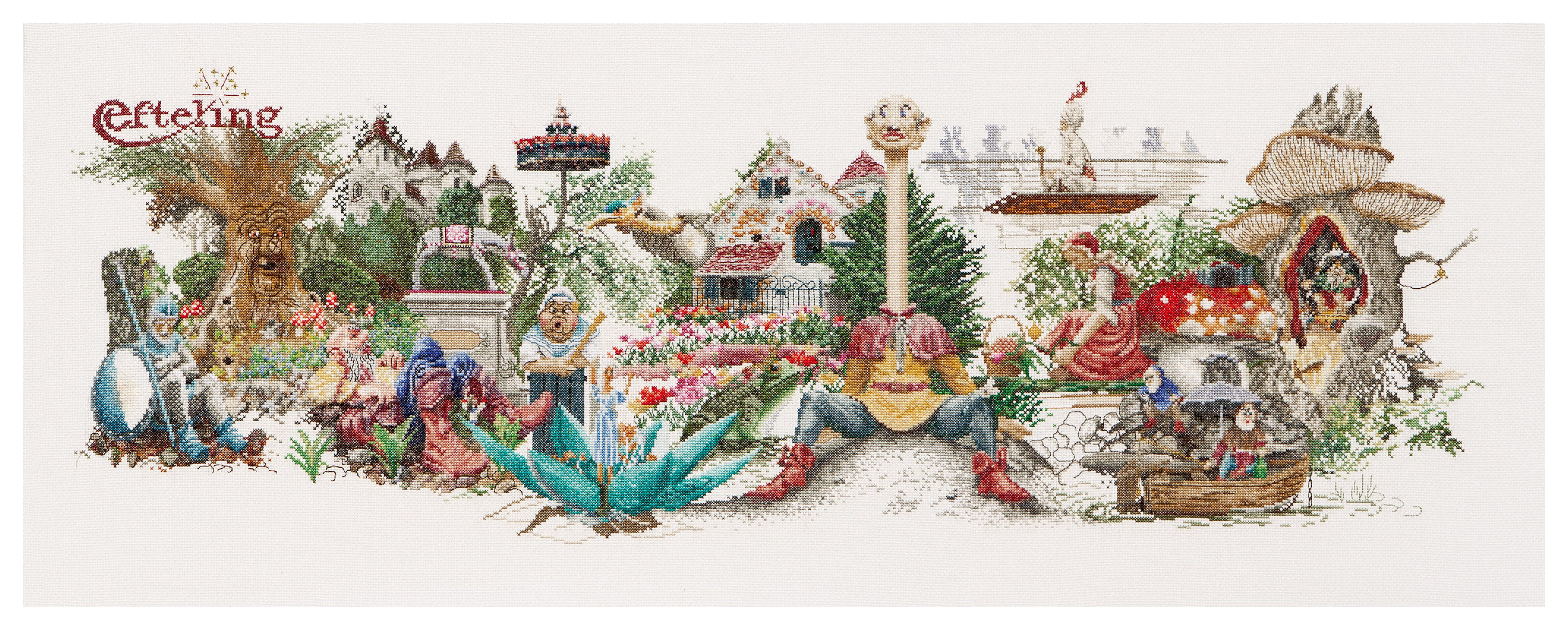 【新品未使用】クロスステッチキット/Thea Gouverneur 森のリス Thea Gouverneur Cross Stitch Kit - Efteling Linen 32 Count