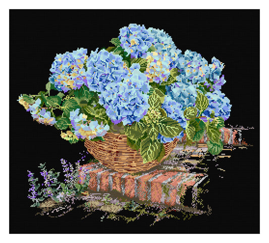 Blue Hydranem - Aida Black - 18 - 2046.05