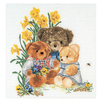 Counted Cross Stitch Kit Teddy Bears
