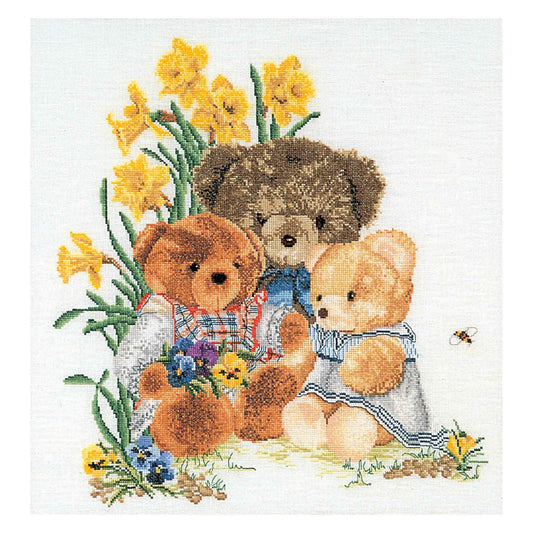 Counted Cross Stitch Kit Teddy Bears