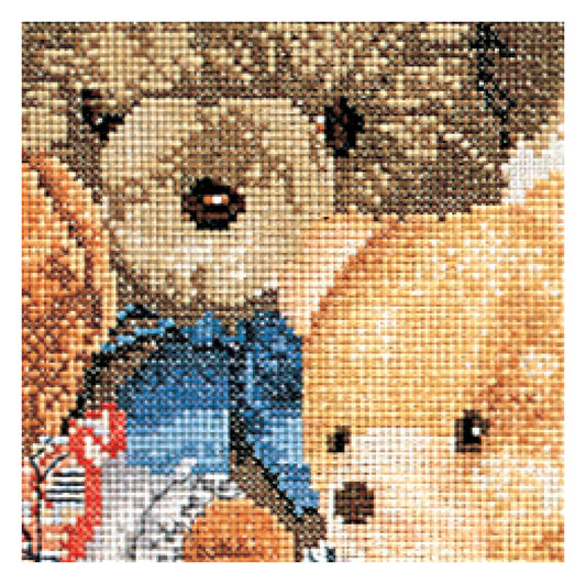 Teddy Bears - Linen - 32 - 2048