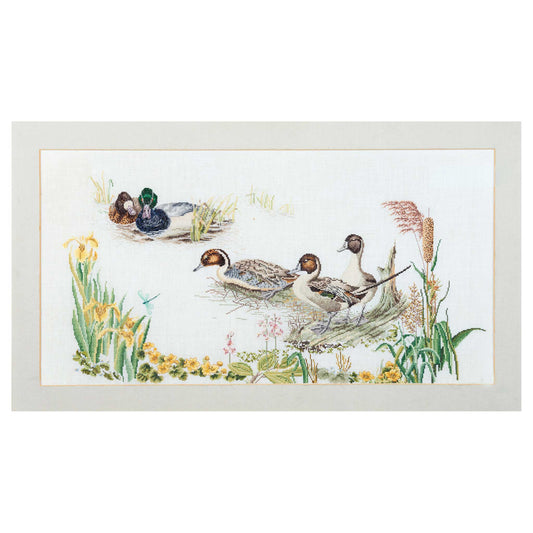 Counted Cross Stitch Kit Ducks on the Pond 