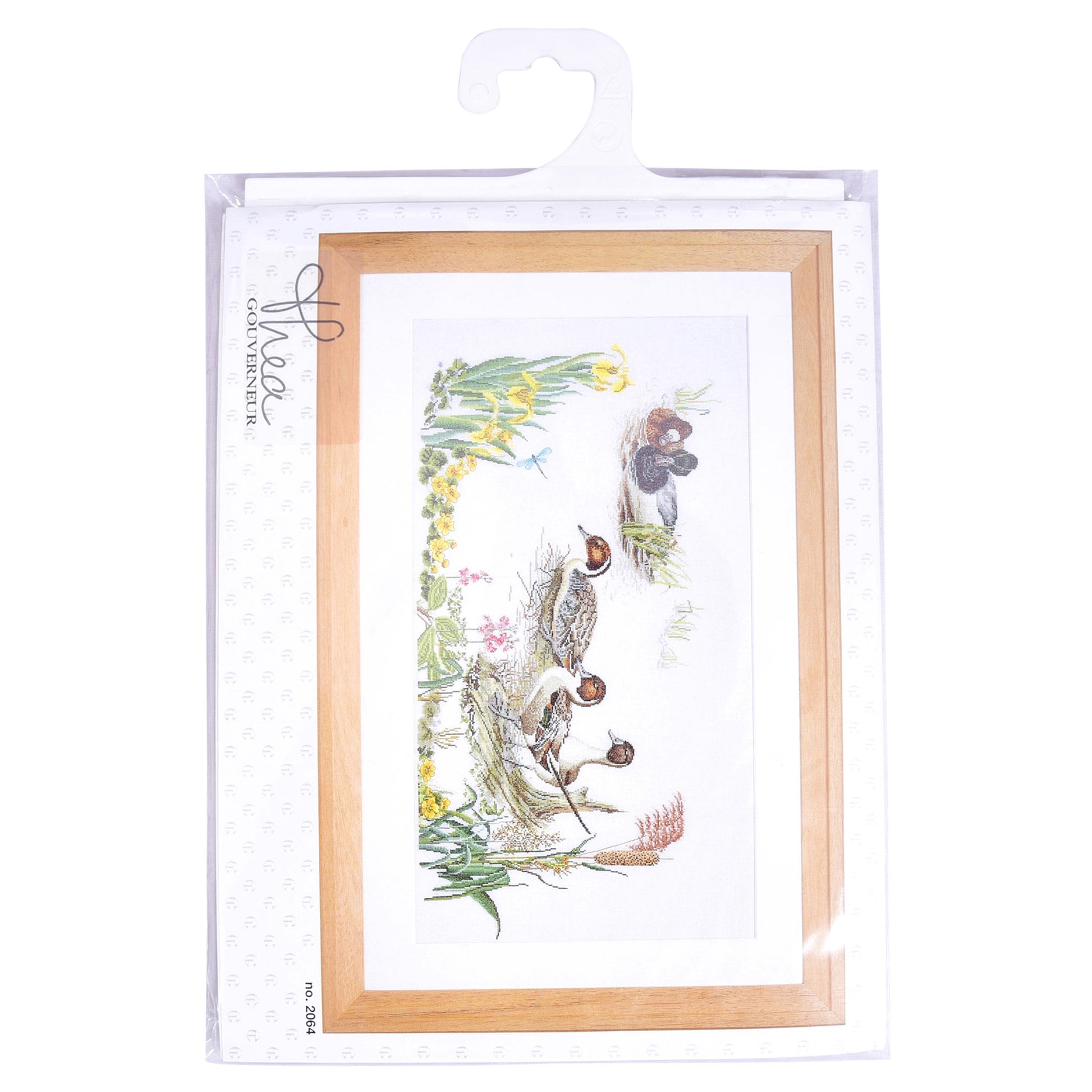 Package Embroidery kit ducks on pond Thea Gouverneur