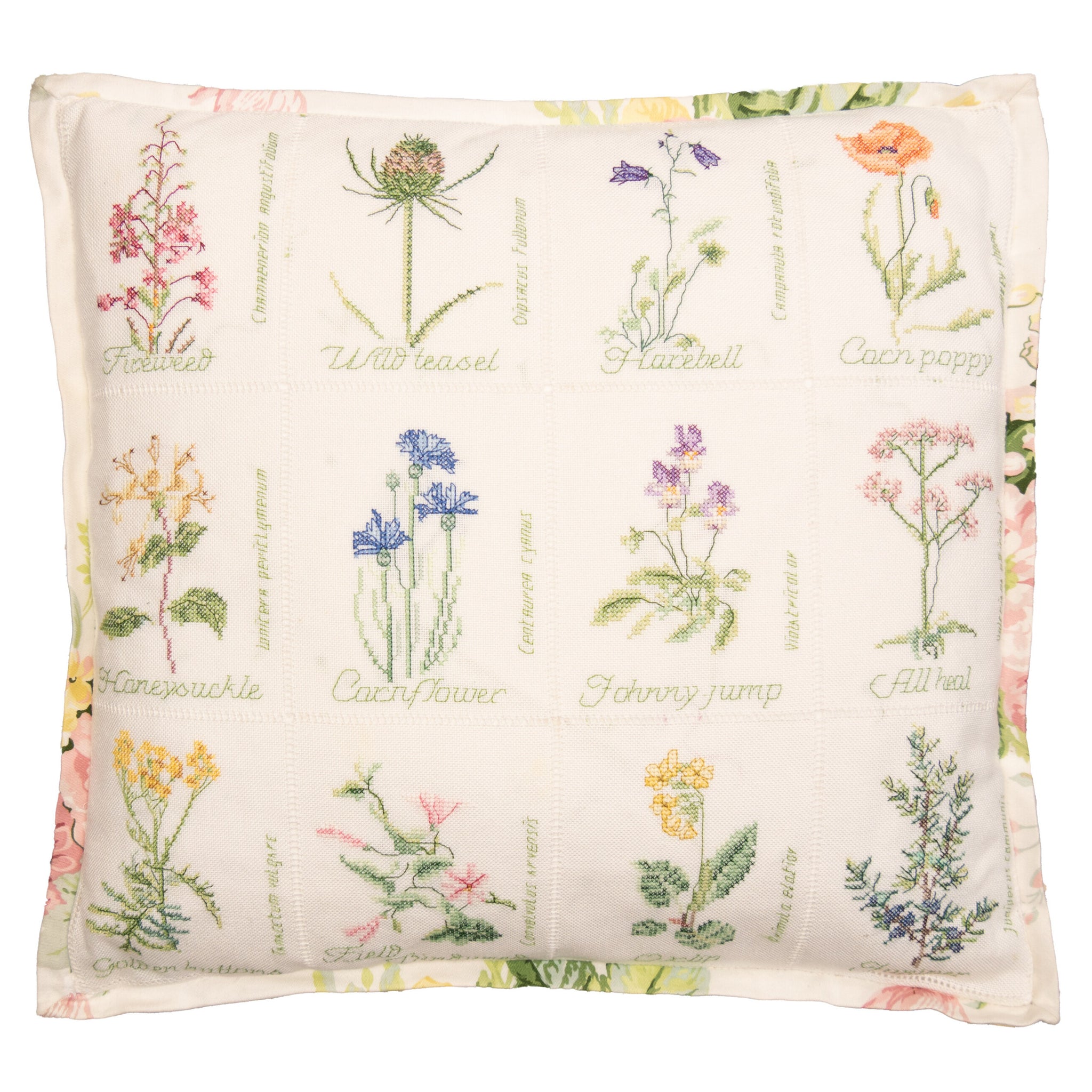 Wild Flower Cushion - Aida - 16 - 2074A