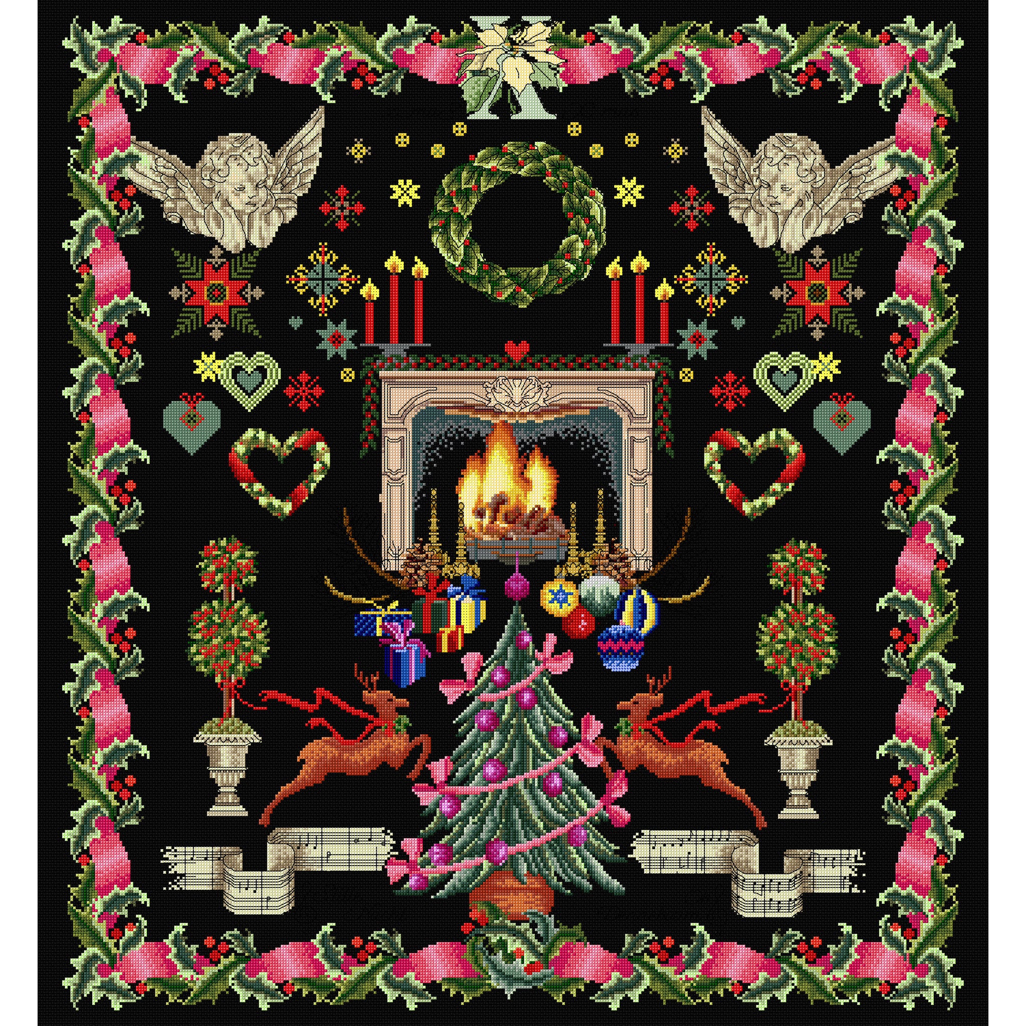 Christmas Design - Aida Black - 18 - 2077.05