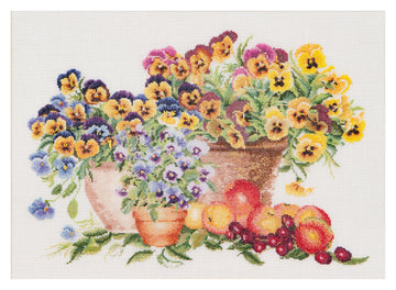 Pansies  - Aida - 16 - 2083A