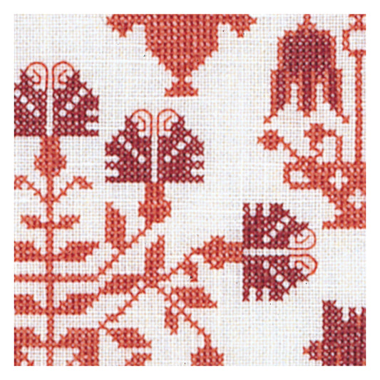 Antique Flower Sampler - Aida - 18 - 2092A