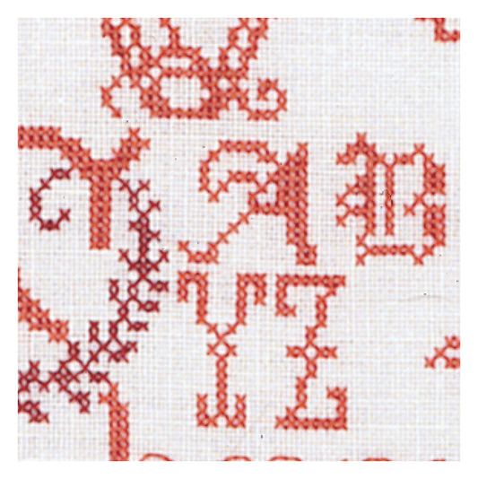 Antique Character Sampler - Aida - 18 - 2093A