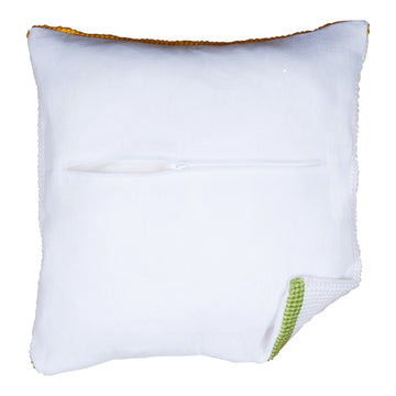 Thea Gouverneur Kussen Achterkant Kit met Rits - Wit - Voor elk 16x16 Inch (40x40cm) Kussen - Kruissteek Creaties - Borduurwerk - 23.5904