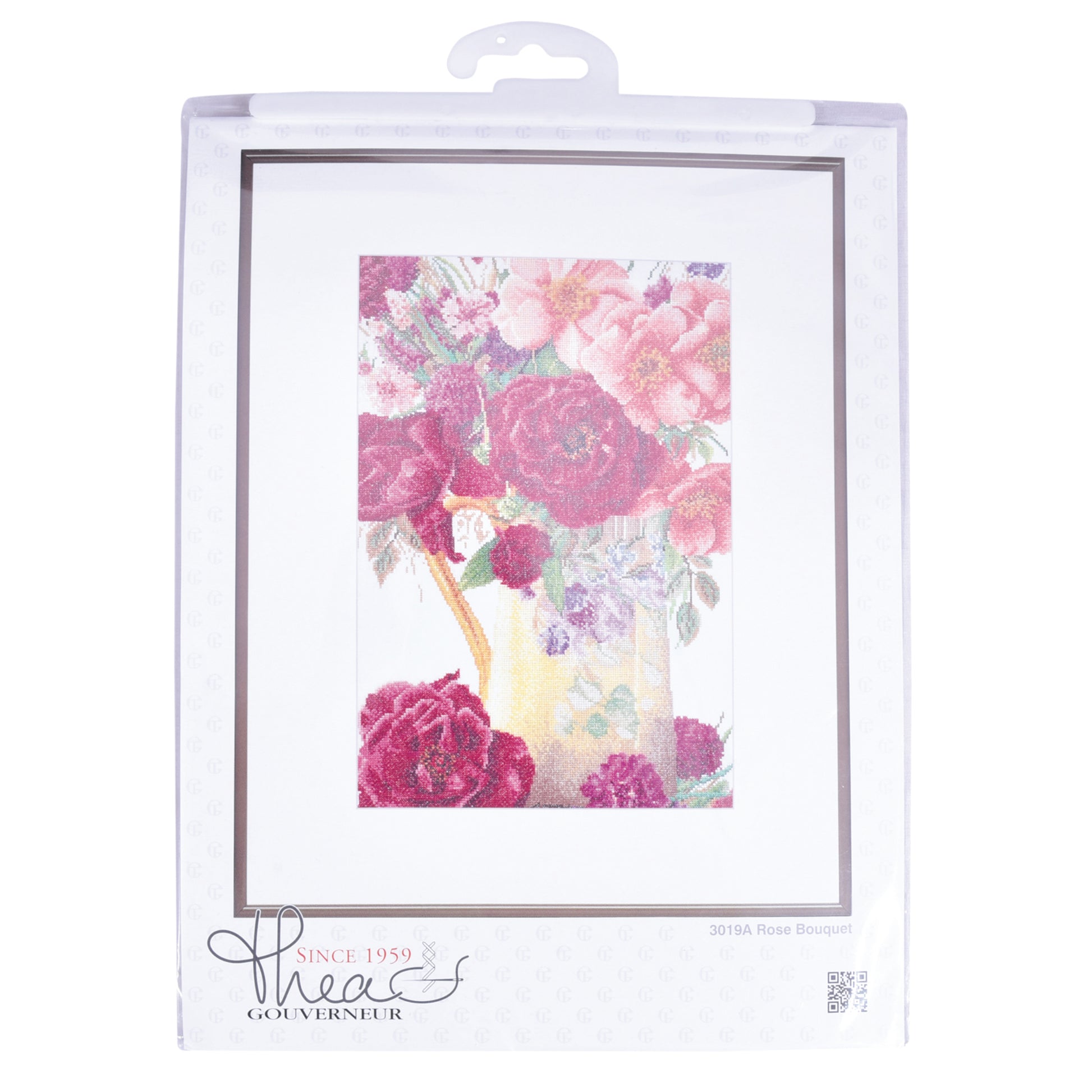 Rose Bouquet - Linen - 36 - 3019-Thea Gouverneur Since 1959