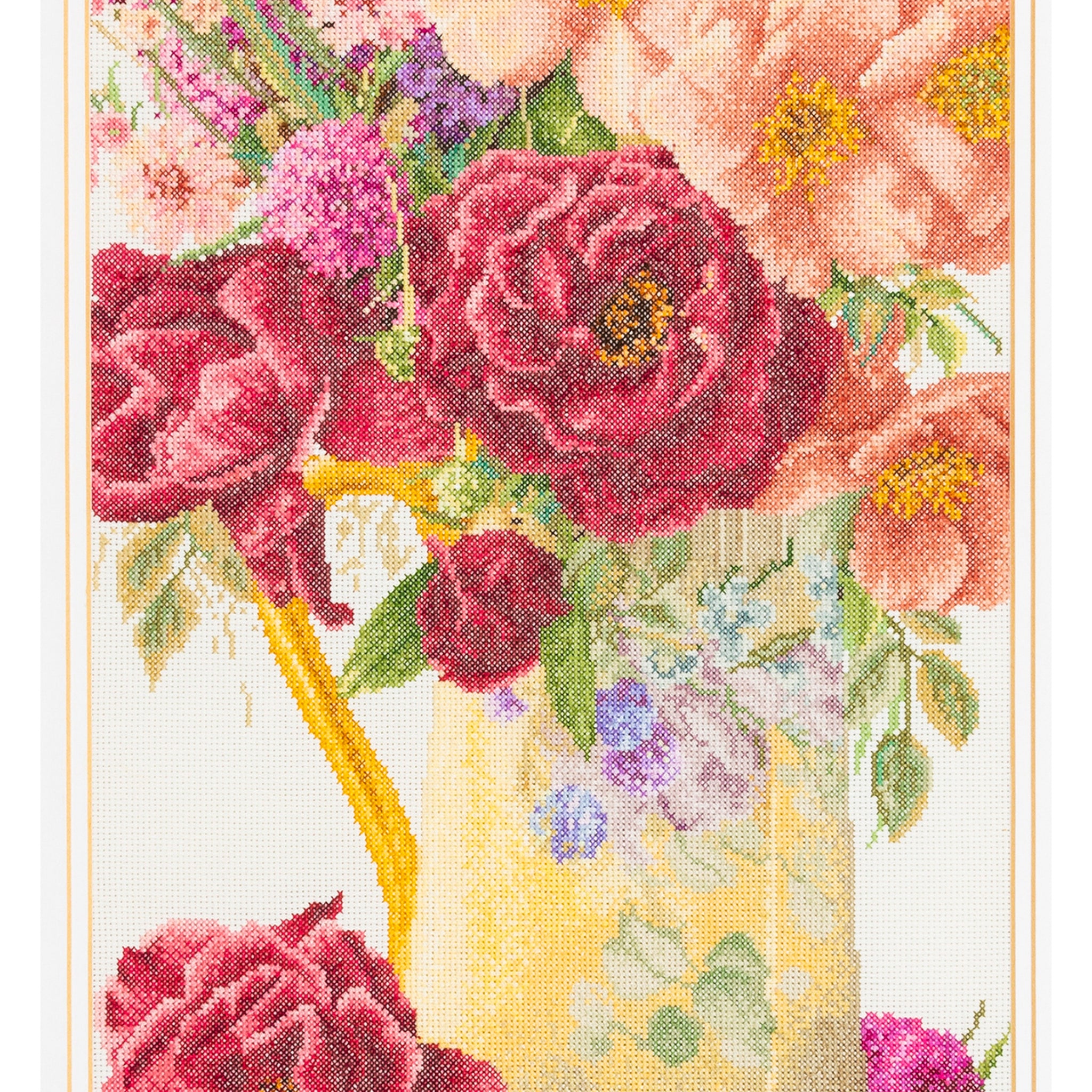 Rose Bouquet - Linen - 36 - 3019