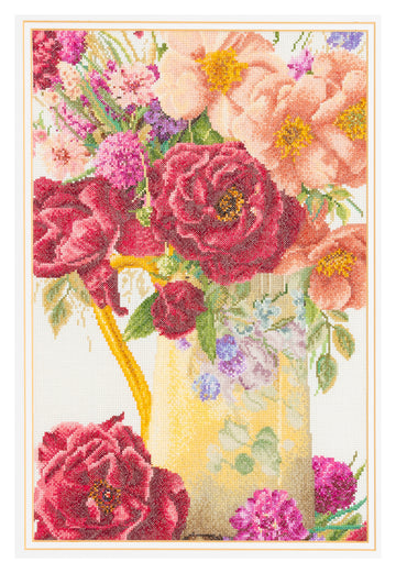 Rose Bouquet - Aida - 18 - 3019A-Thea Gouverneur Since 1959