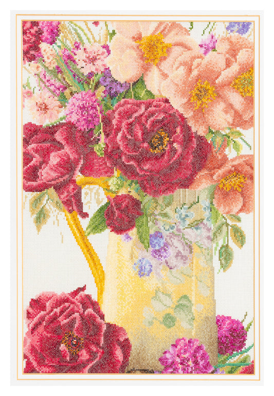 Rose Bouquet - Linen - 36 - 3019
