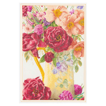 Rose Bouquet - Linen - 36 - 3019