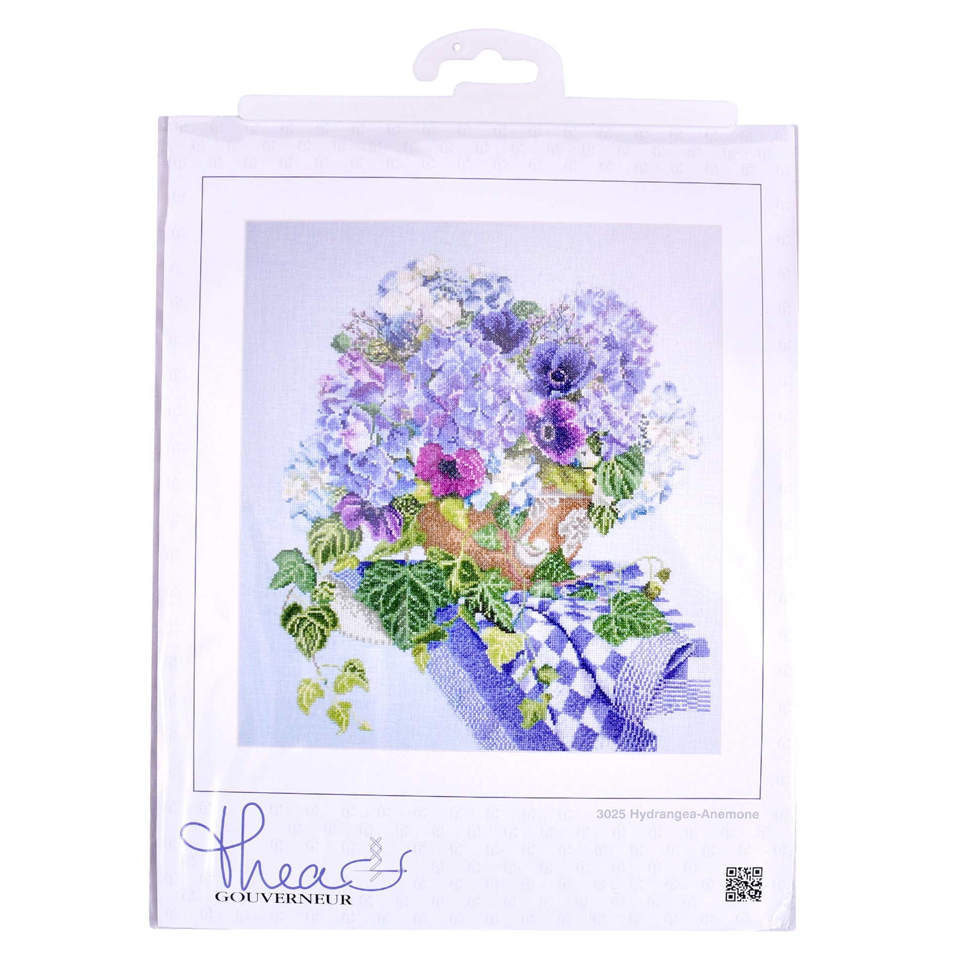 Hydrangea-Anemone - Linen - 32 - 3025-Thea Gouverneur Since 1959