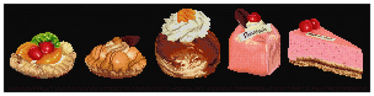 Cake Assortment - Aida Black - 18 - 3050.05