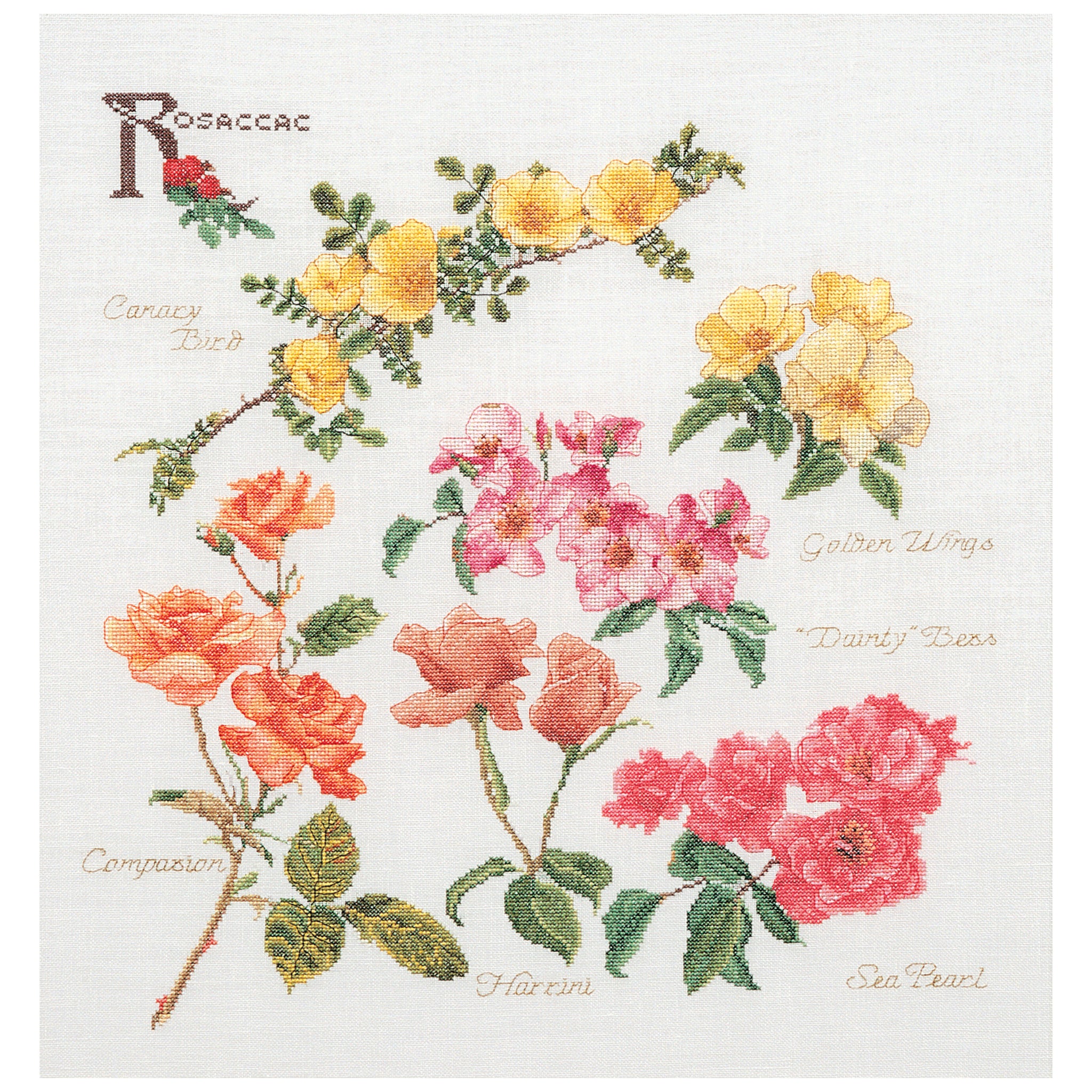 Rose Panel - Linen - 32 - 3066