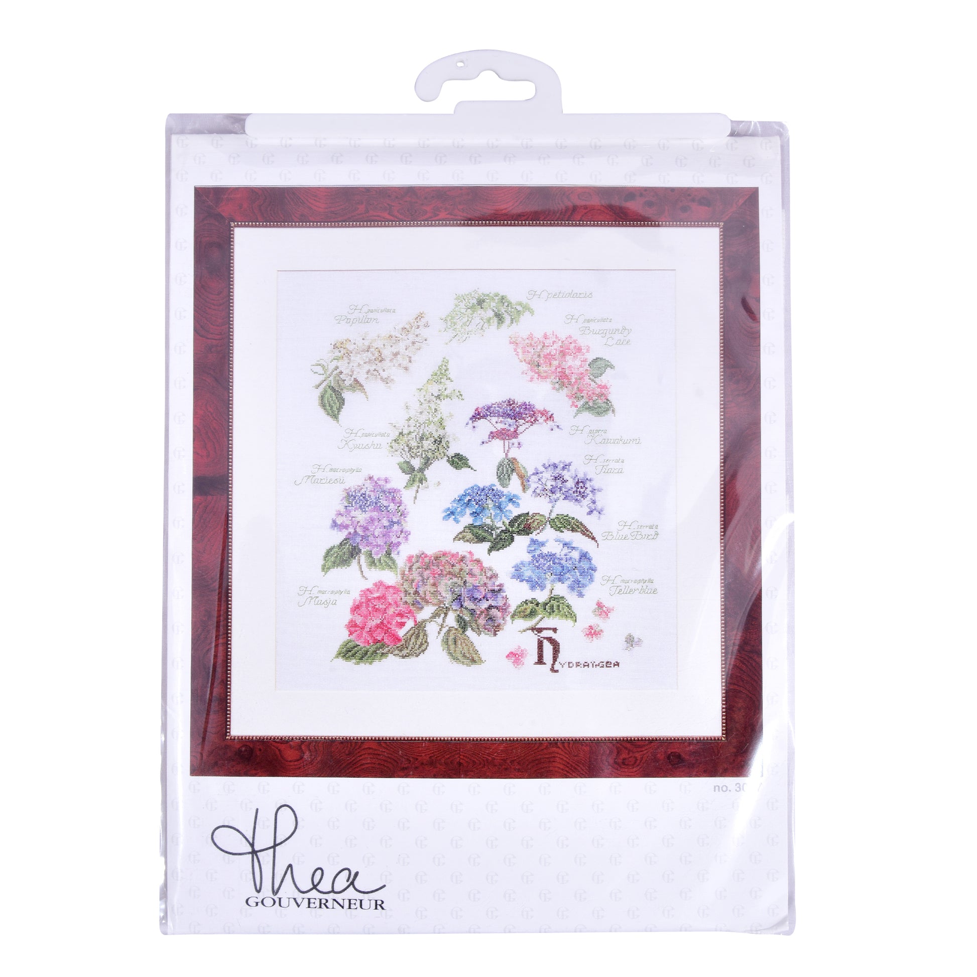 Hydrangea Panel - Aida - 16 - 3067A-Thea Gouverneur Since 1959