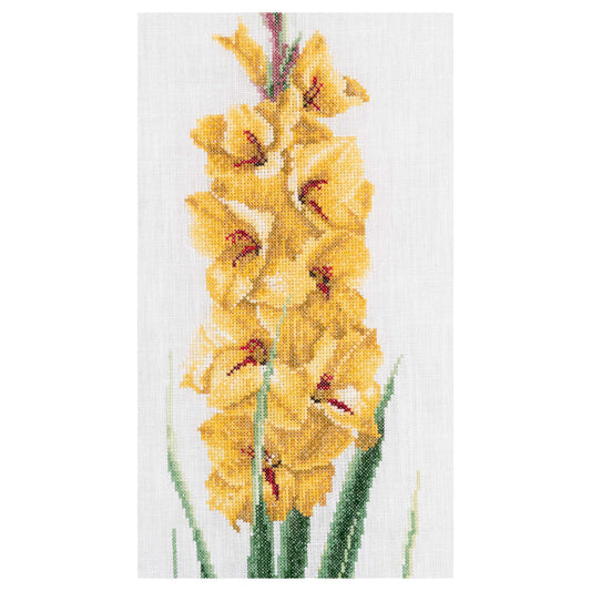 Gladioli Yellow  - Aida - 18 - 3072A