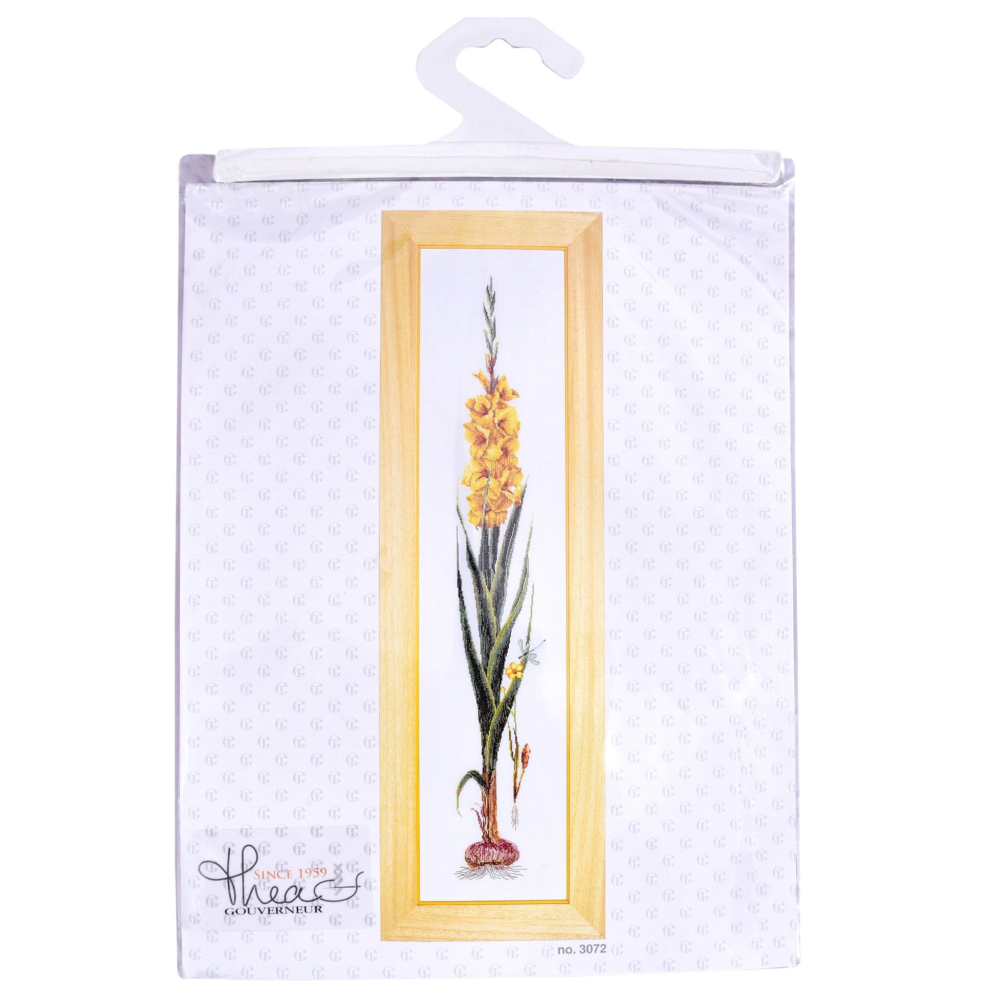 Gladioli Yellow  - Aida - 18 - 3072A-Thea Gouverneur Since 1959