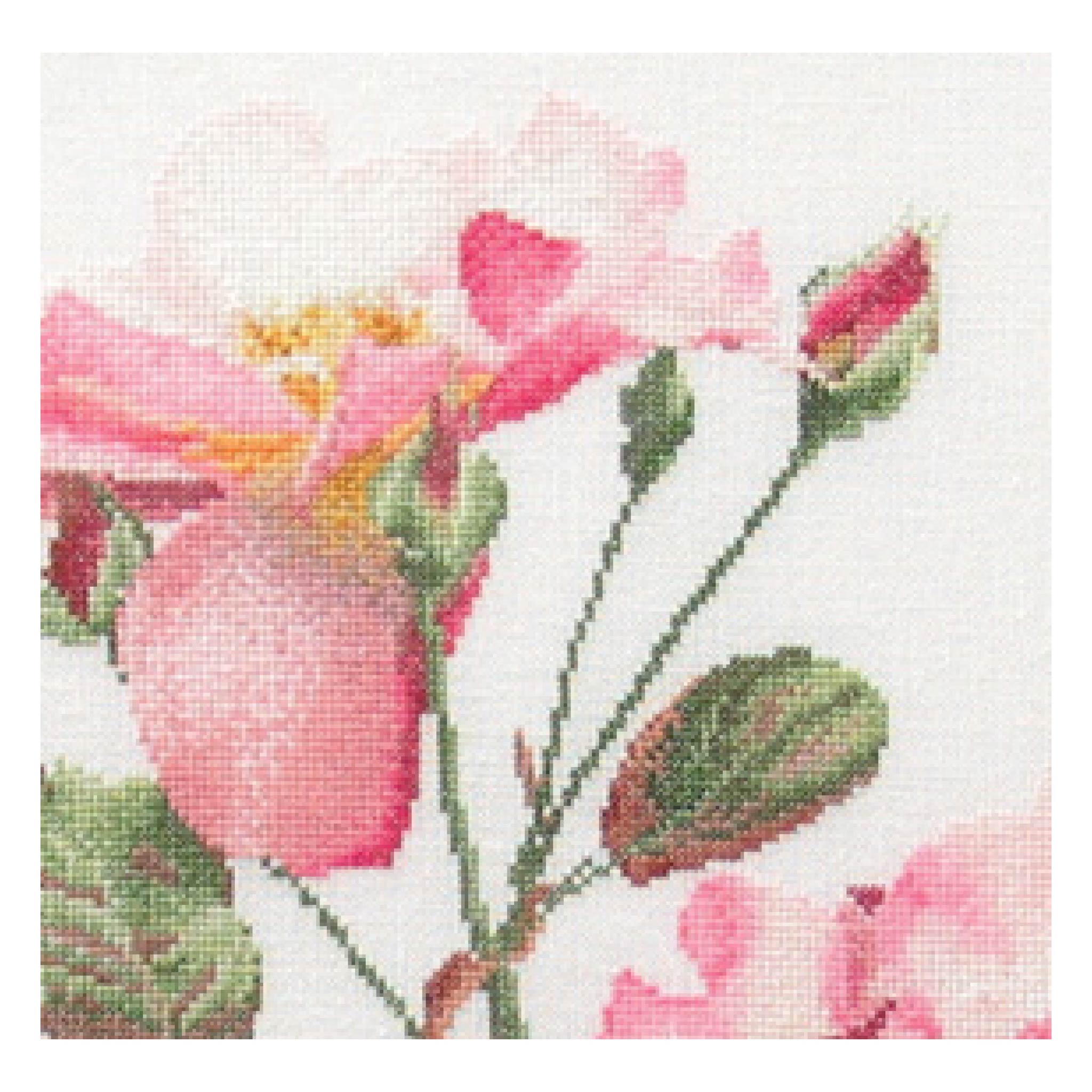 Thea Gouverneur Cross Stitch Kits Flowers Close-Ups Collection