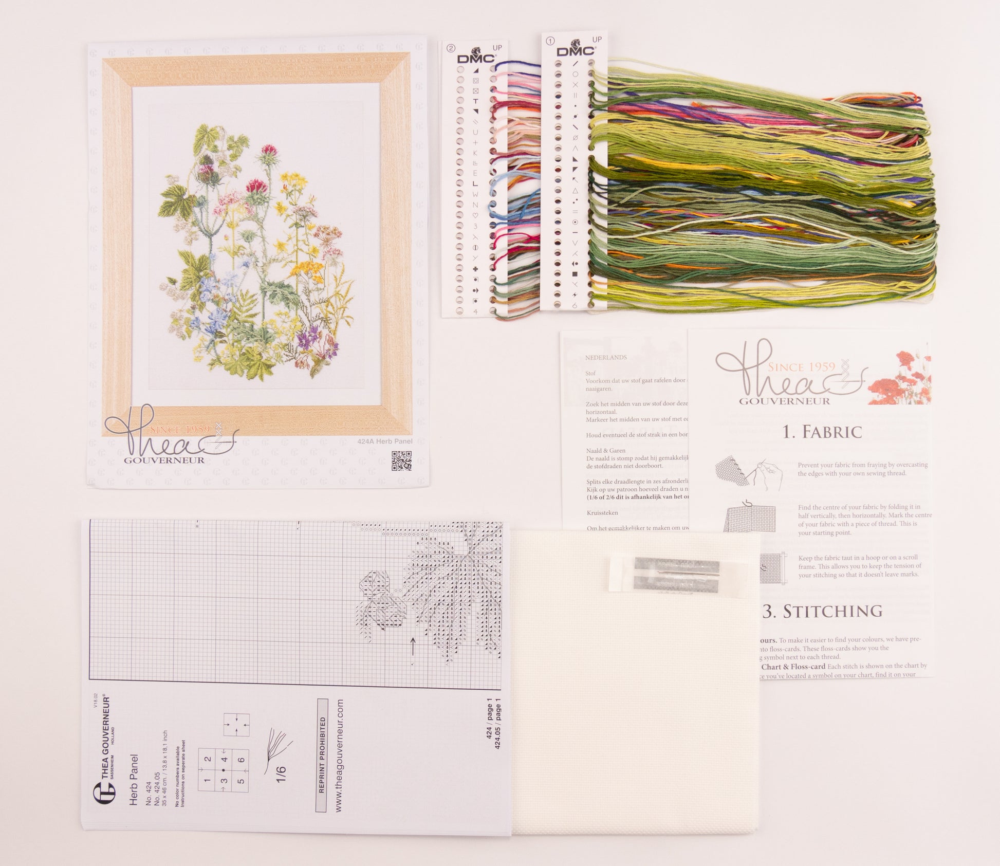 Herb Panel - Linen - 36 - 424-Thea Gouverneur Since 1959