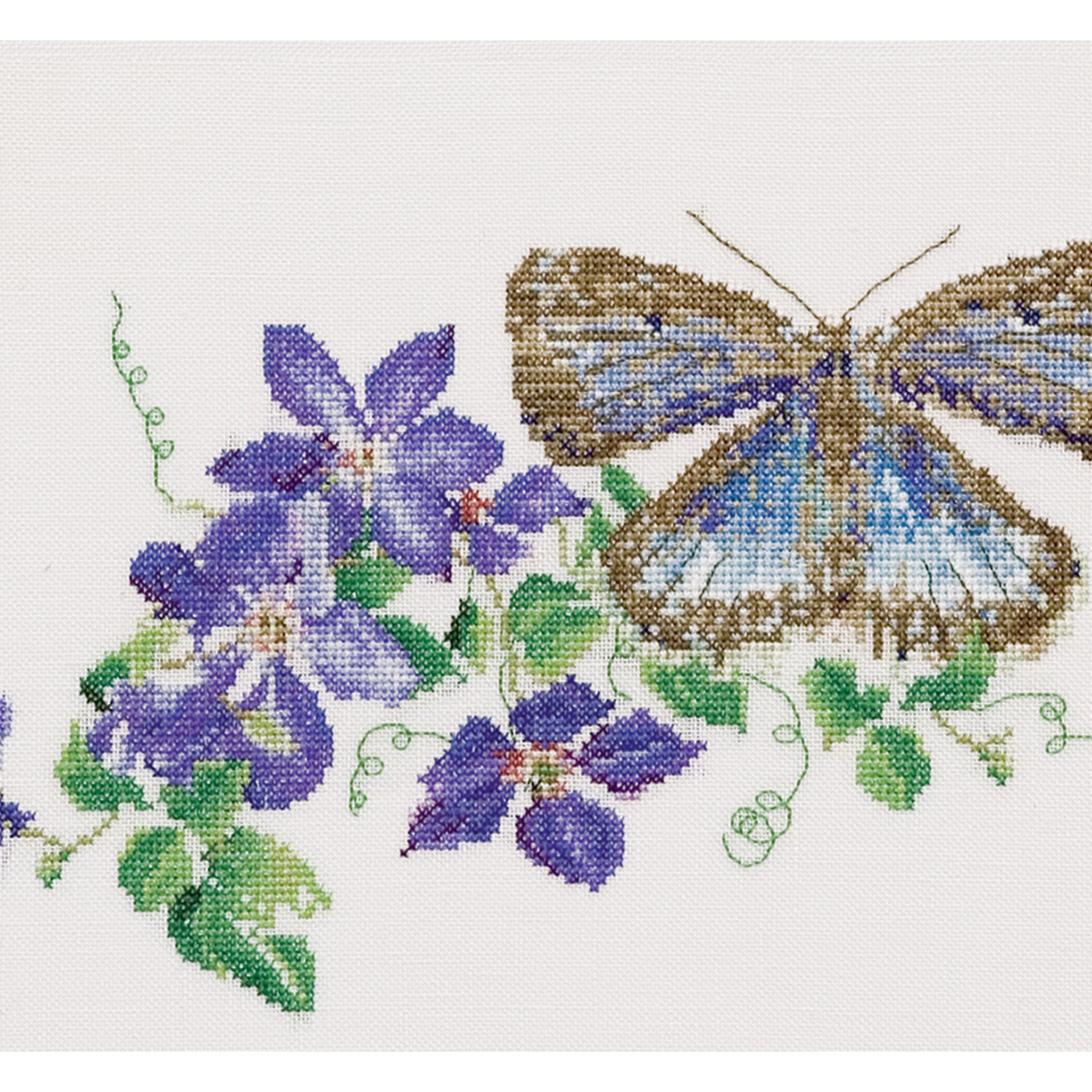 Butterfly-Clematis - Linen - 36 - 438
