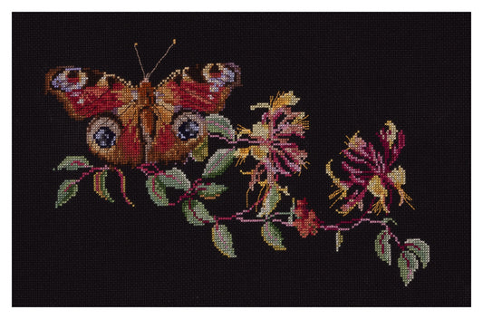 Butterfly-Honeysuckle - Aida Black - 18 - 439.05