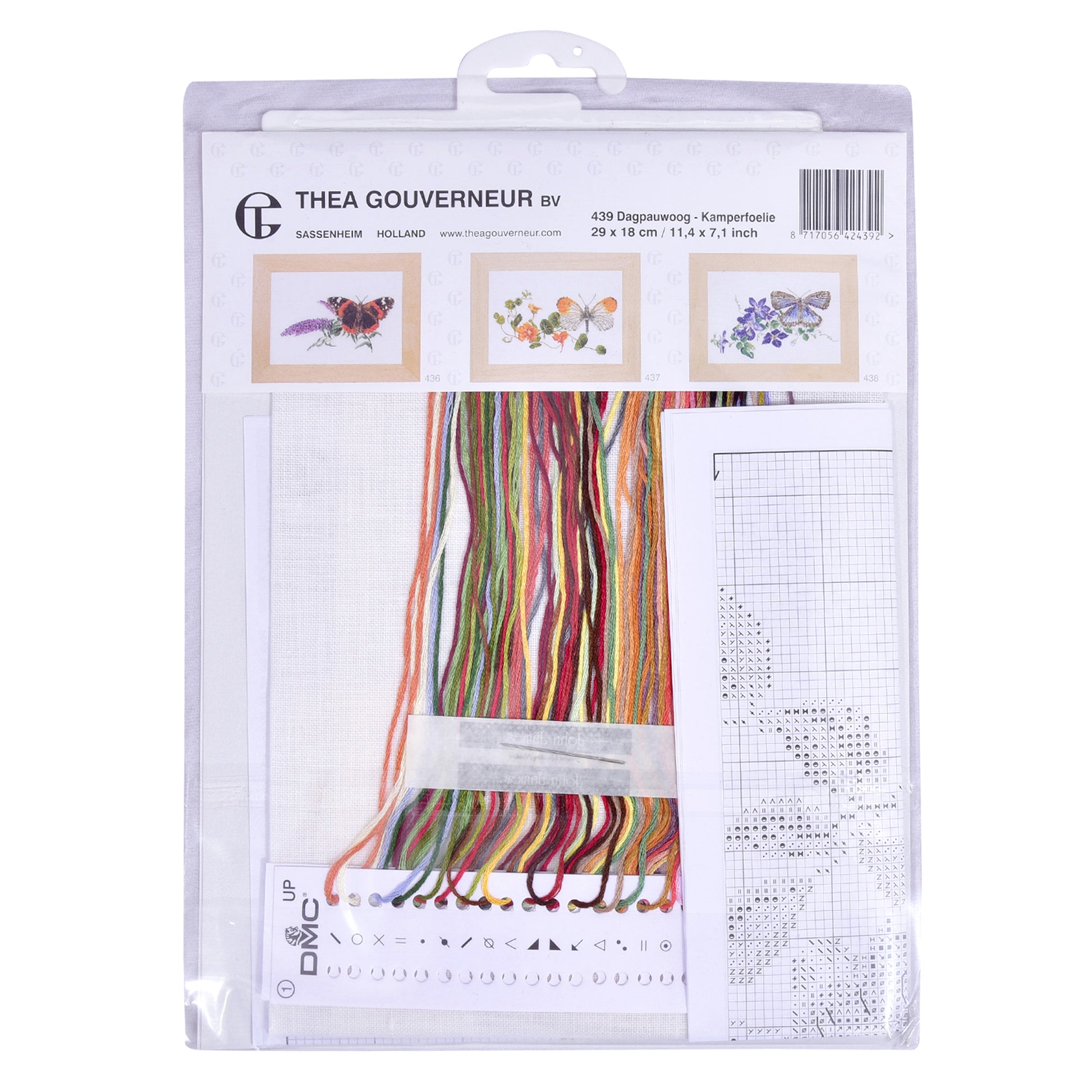 Butterfly-Honeysuckle - Linen - 36 - 439-Thea Gouverneur Since 1959