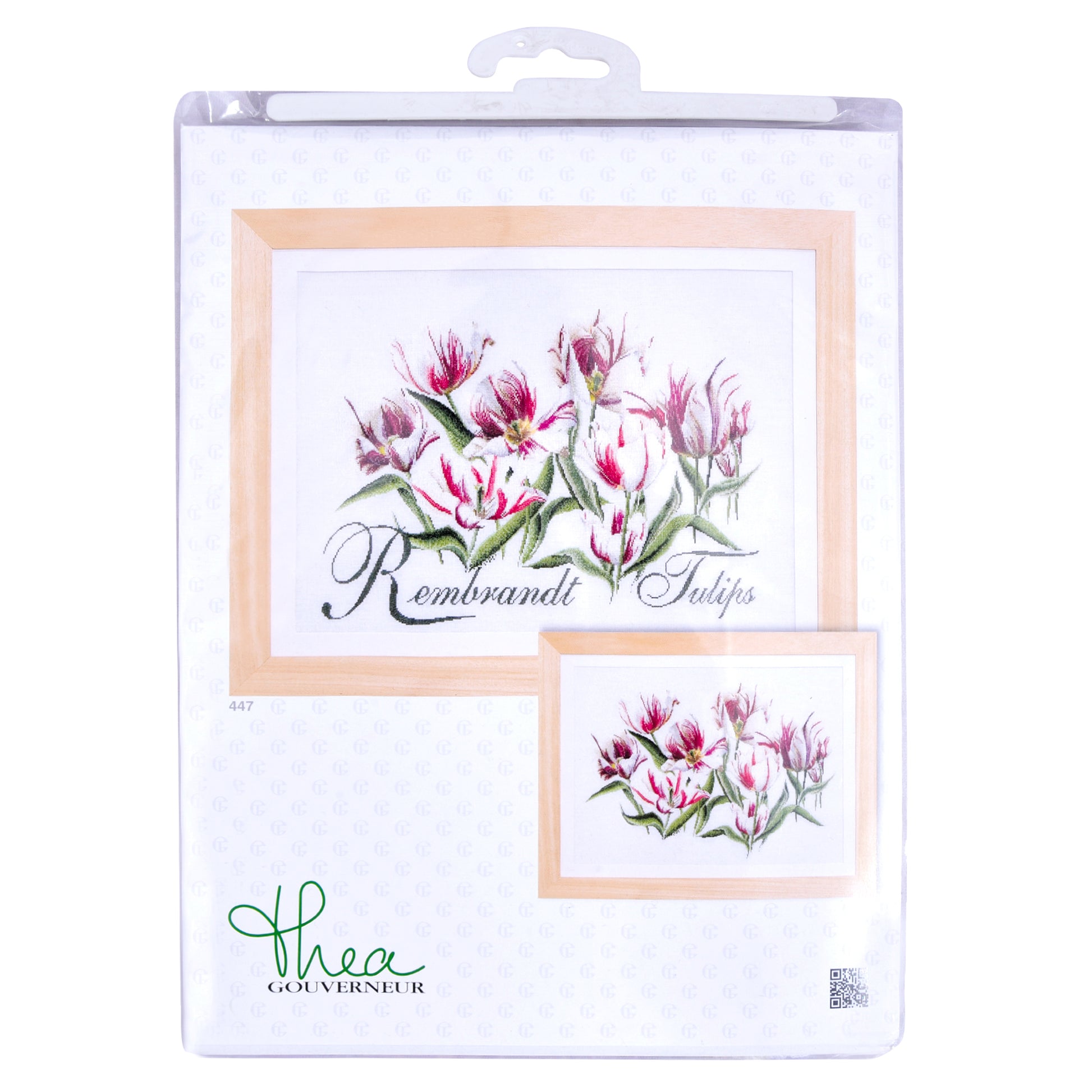 Rembrandt Tulips - Aida - 16 - 447A-Thea Gouverneur Since 1959