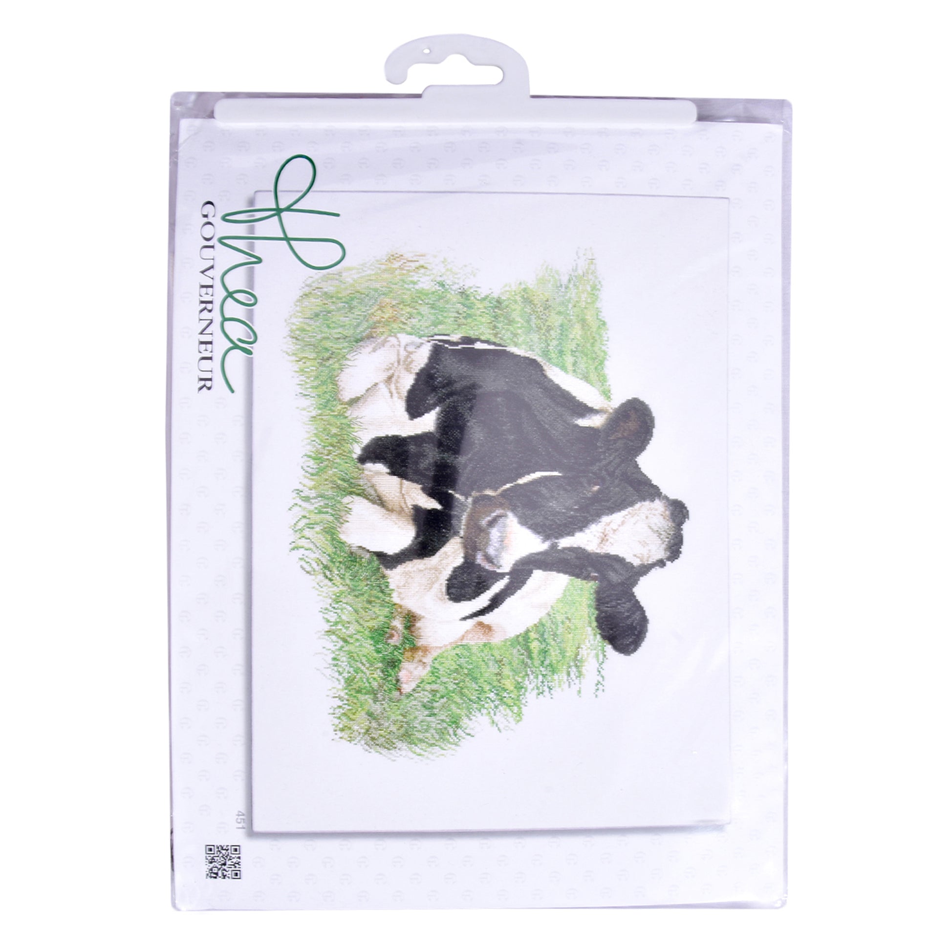 Cow (front) - Linen - 32 - 451-Thea Gouverneur Since 1959