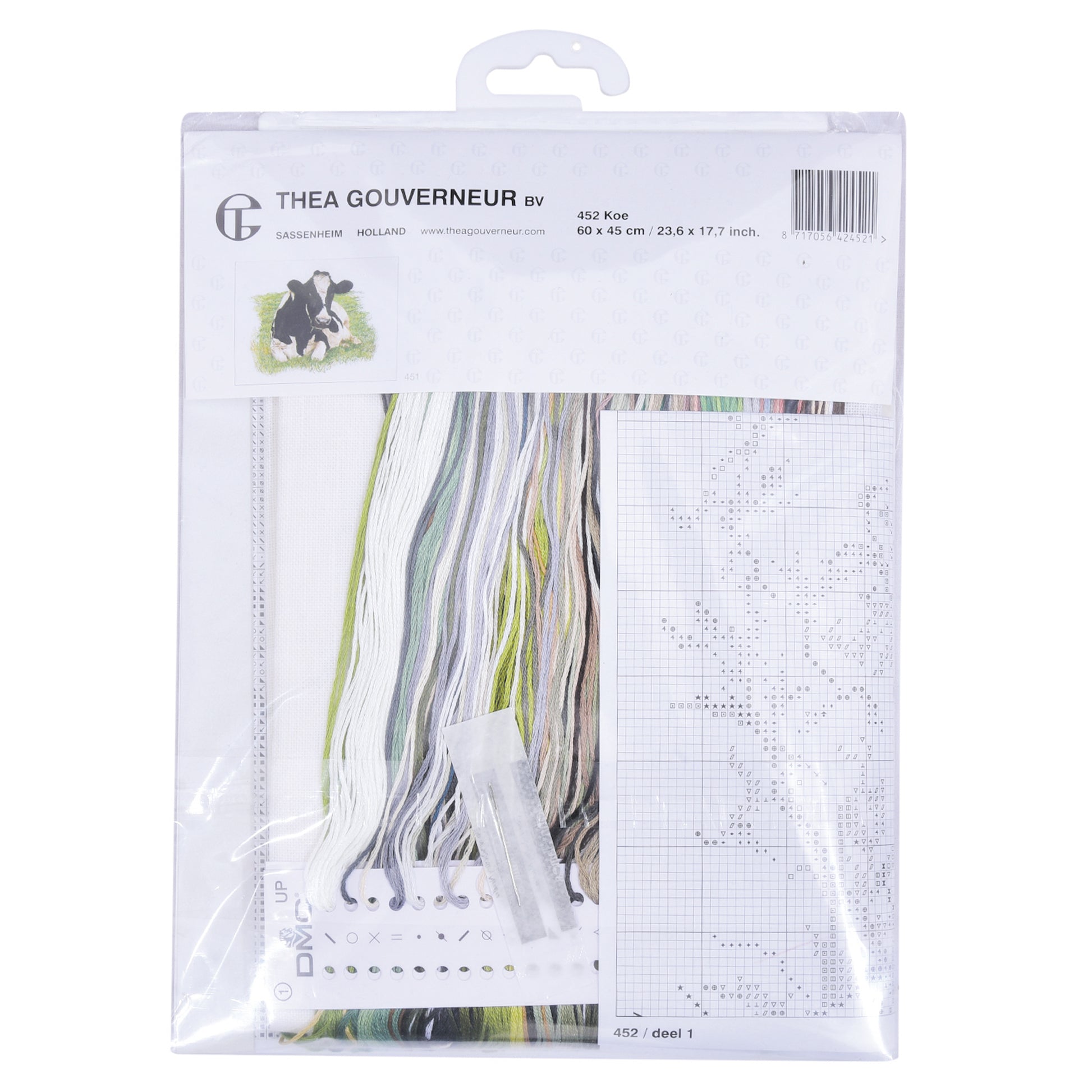 Cow (back) - Linen - 32 - 452-Thea Gouverneur Since 1959