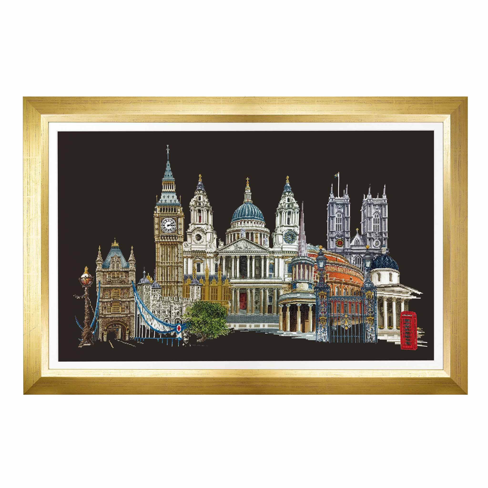 Cross Stitch Kits Black Fabric Series | Thea Gouverneur Collection