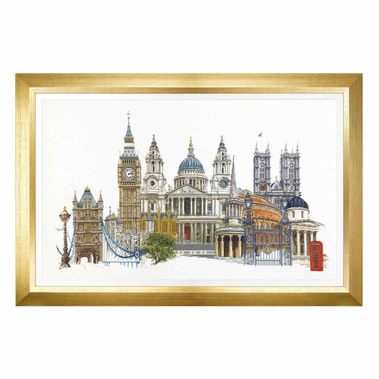 Counted Cross Stitch Kit London Town