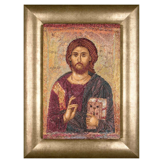 Counted Cross Stitch Kit Icon Christ Pantokrator 