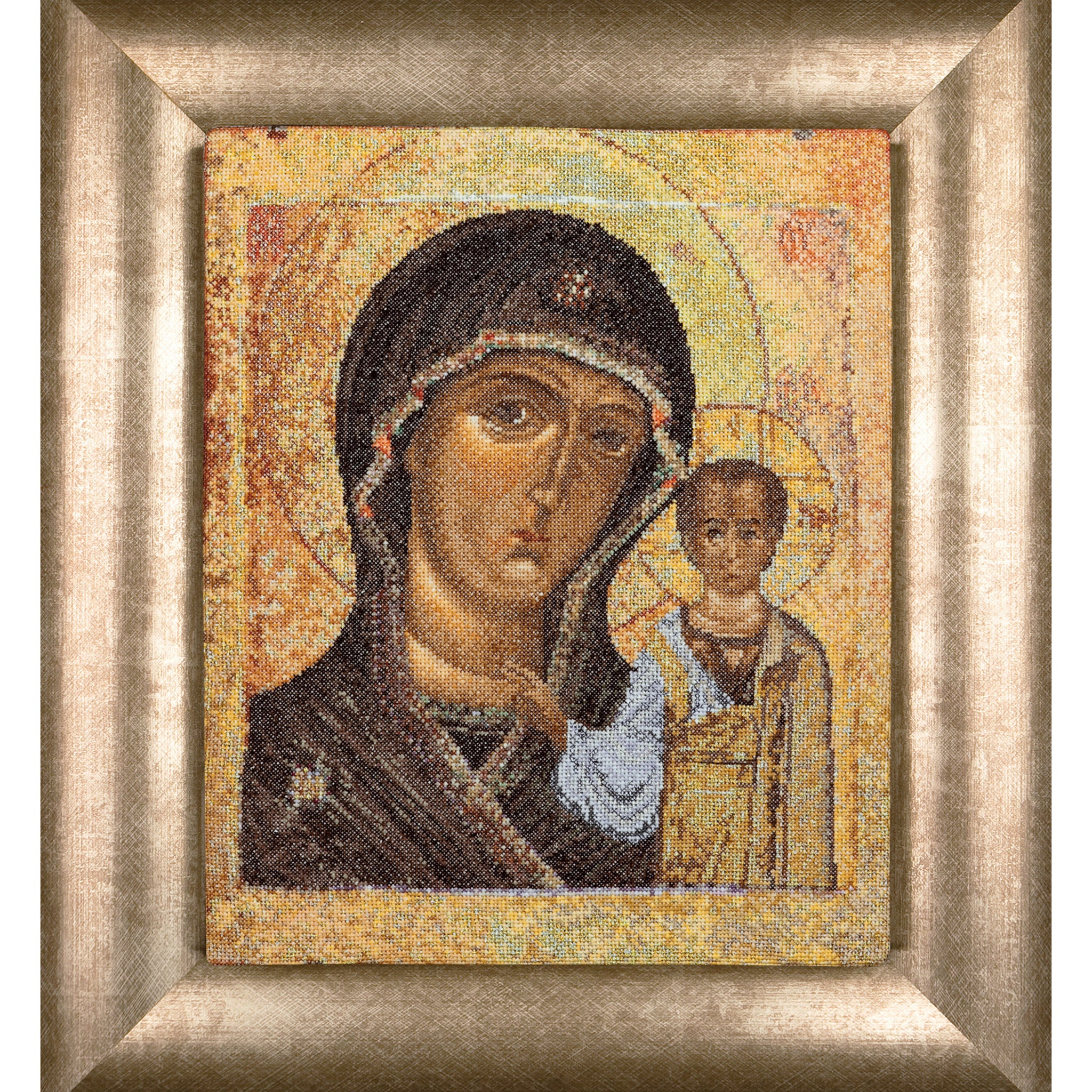 Virgin of Kazan Icon - Aida - 18 - 477A