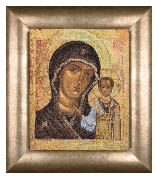 Virgin of Kazan Icon - Aida - 18 - 477A